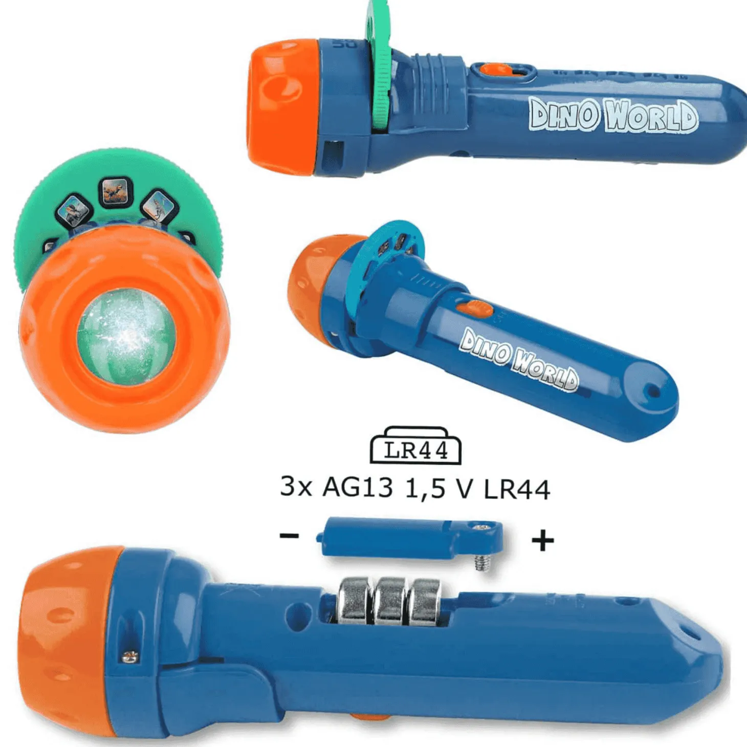 Dino World Linterna con Efectos de Imagen