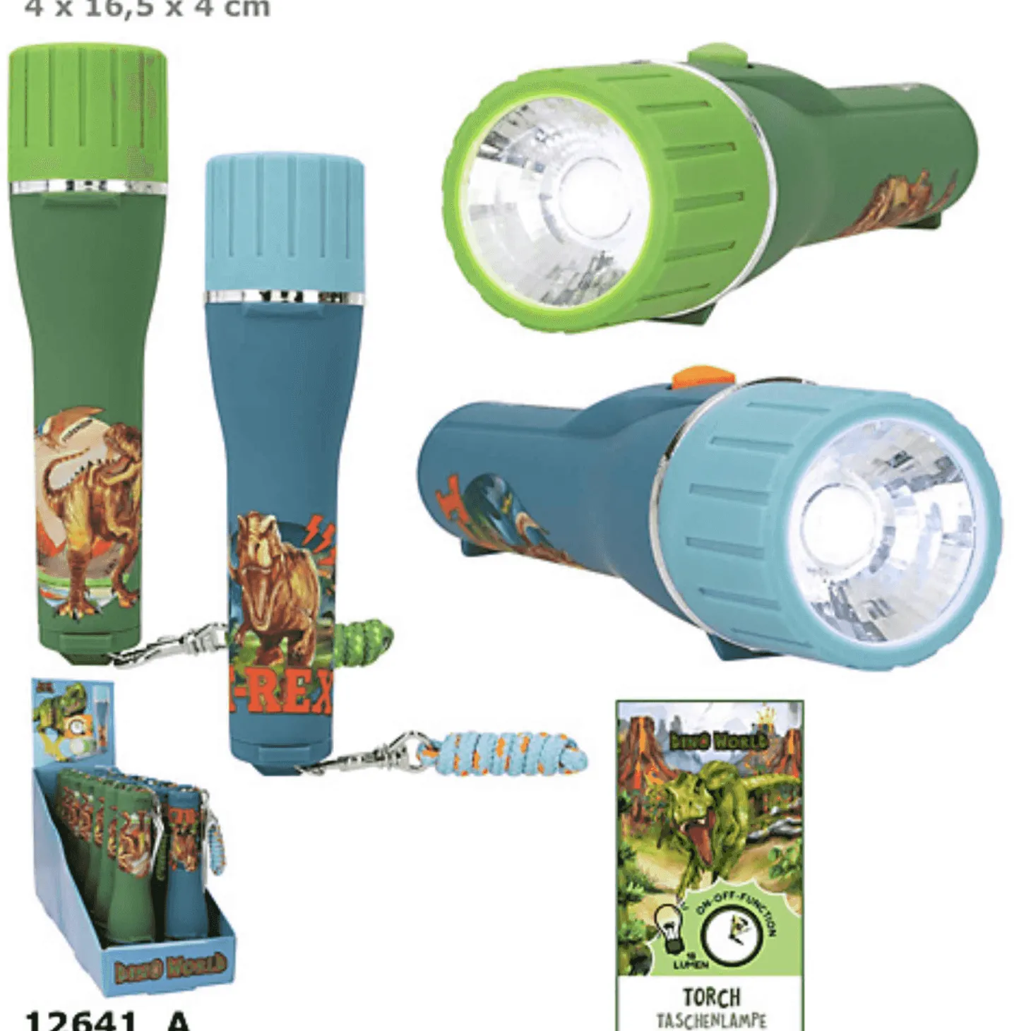 Dino World Linterna Con Temporizador