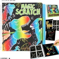 Dino World Magic-Scratch Book