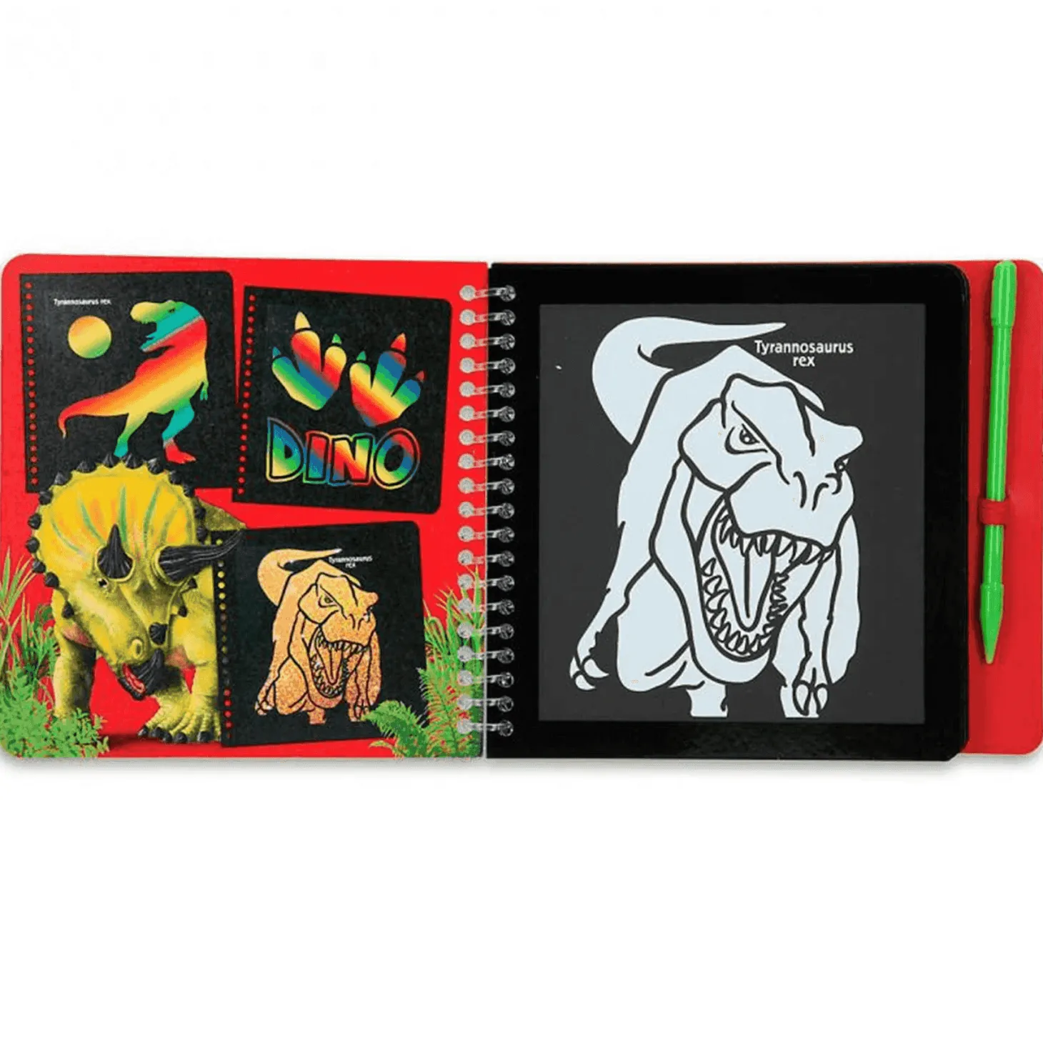 Dino World Mini Magic-Scratch Book