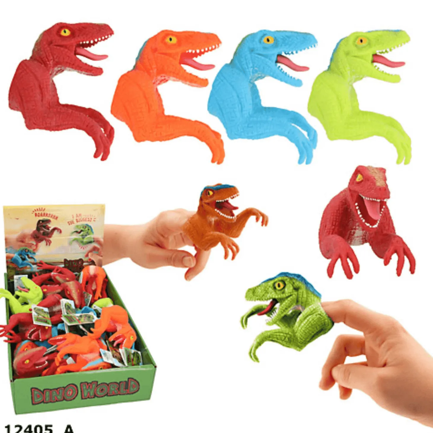 Dino World Titere De Dedo