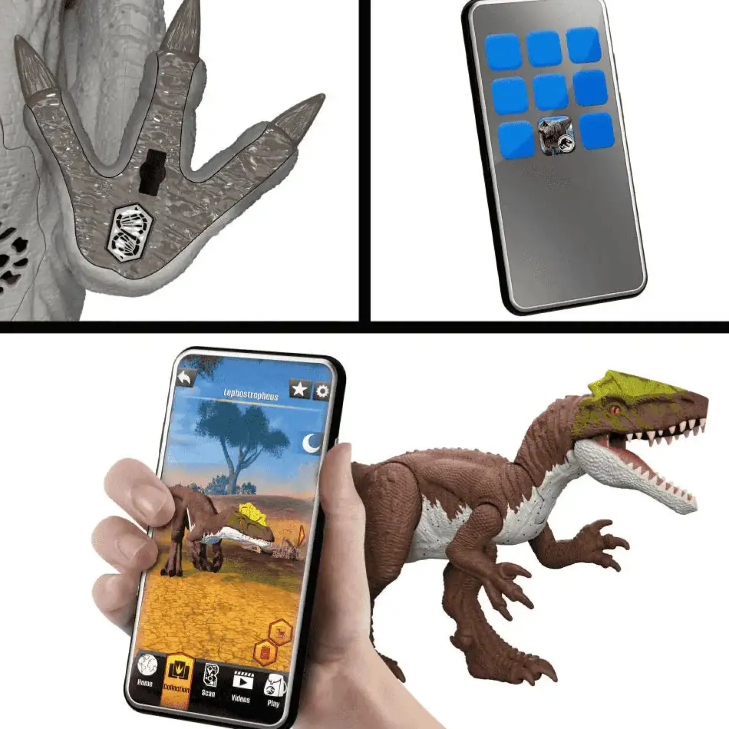 Dinosaurios Distortus Rex de la colección Furia retumbante de “Jurassic World: El Renacer”,