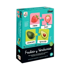 Diset Juego Educativo Frutas y Verduras