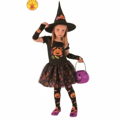 Disfraz Bruja Candy Infantil 1-2 Años ¡Magia y Dulzura en Halloween!