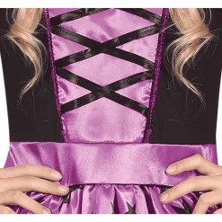 Disfraz Brujita Lila Estrellas 5-6 Años