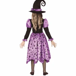 Disfraz Brujita Lila Estrellas 7-9 Años