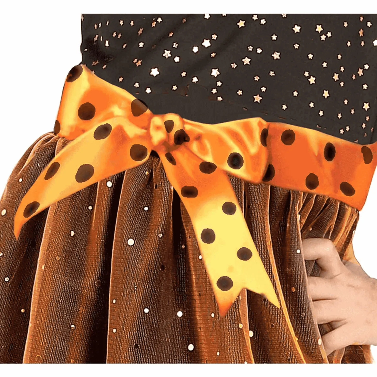 Disfraz Brujita Mangas Lunares 7-9 Años