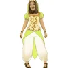 Disfraz De Arabe Verde Niña 7-9