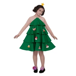 Disfraz de Arbolito de navidad de luxe 3-4 años infantil