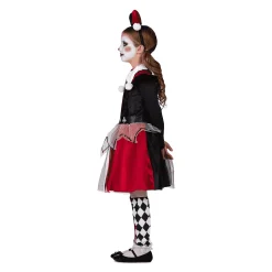 Disfraz de Arlequina roja 10-12 años infantil