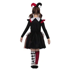 Disfraz de Arlequina roja 5-6 años infantil