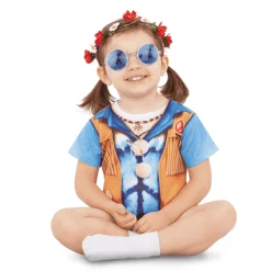 Disfraz de Baby hippie bodysuits 12 meses bebé