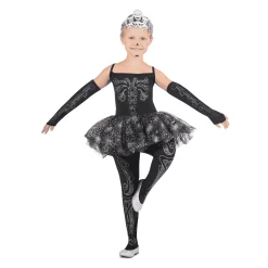 Disfraz de Bailarina esqueleto 10-12 años infantil