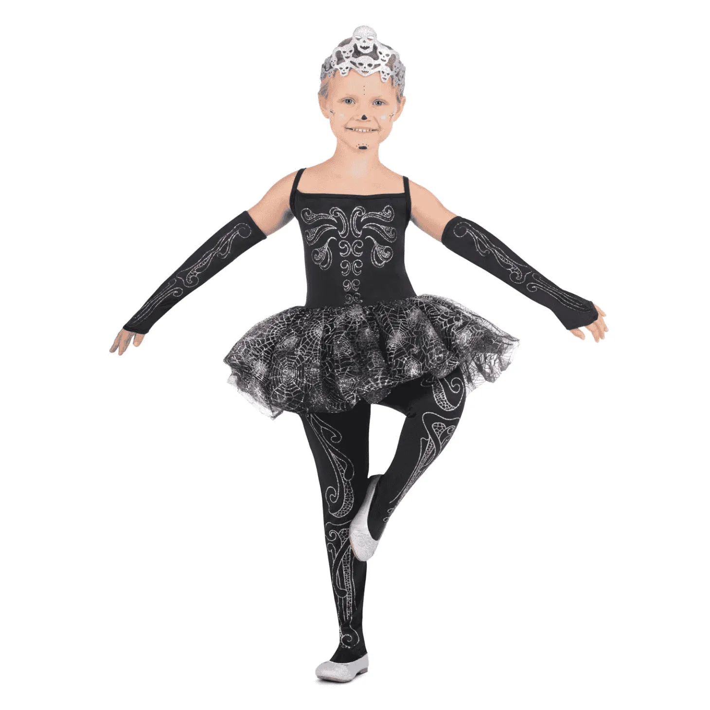 Disfraz de Bailarina esqueleto 5-6 años infantil