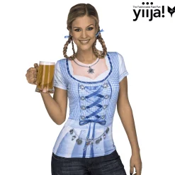 Disfraz de Blue oktoberfest lady adulto talla S