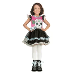 Disfraz de Calaverita colores 7-9 años infantil