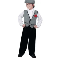 Disfraz de Chulapo con Chaleco Infantil Talla 5 a 6 años
