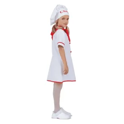 Disfraz de Cocinera talla 7-9 años – Ideal para carnaval, fiestas y eventos divertidos