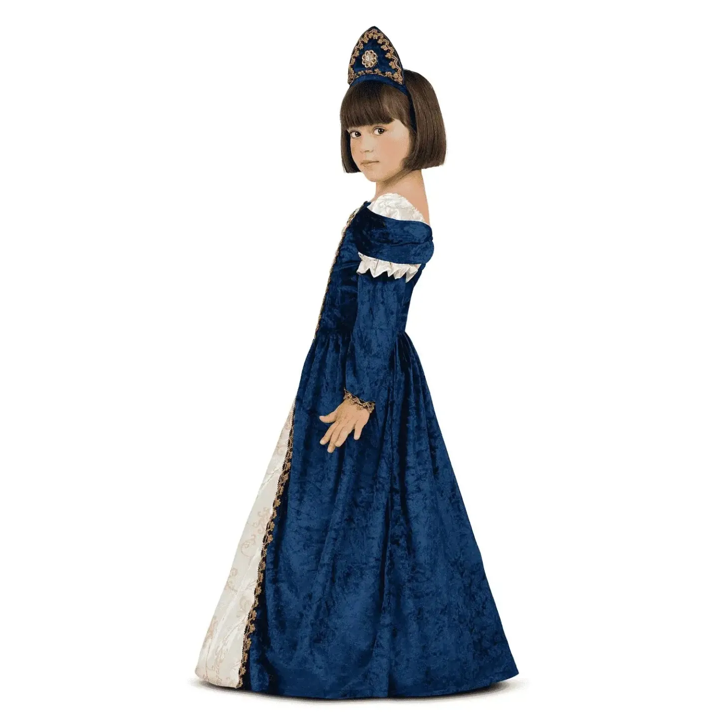Disfraz de Dama medieval talla 3-4 años – Ideal para carnaval, fiestas y eventos divertidos