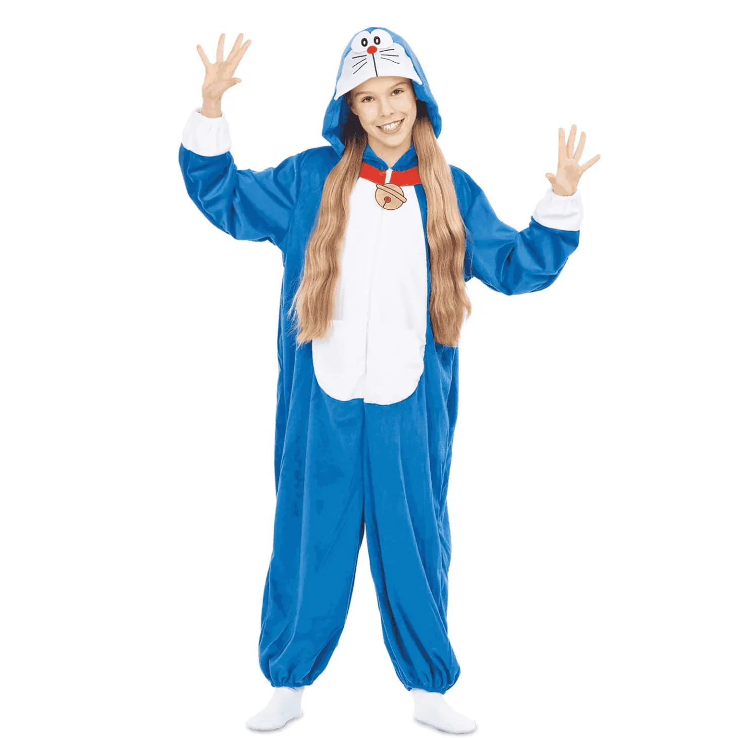 Disfraz de Doraemon jumpsuit 12-14 años infantil