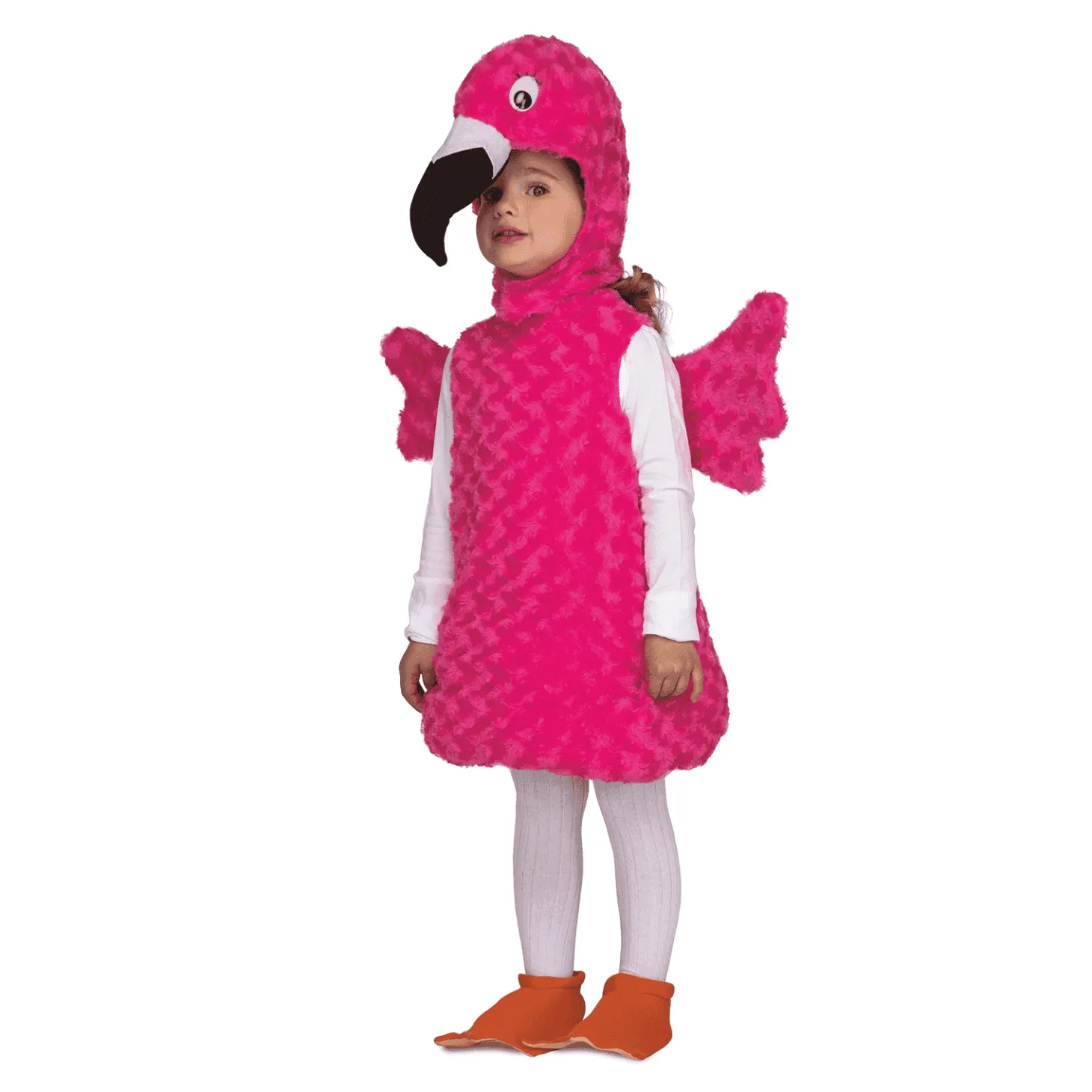 Disfraz de Flamenco peluche 5-6 años infantil