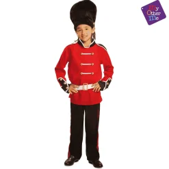 Disfraz de Guardia inglesa talla 7-9 años – Ideal para carnaval, fiestas y eventos divertidos