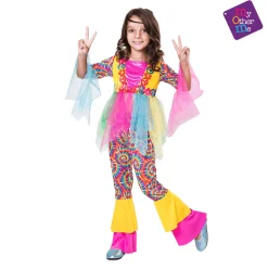 Disfraz de Hippie girl 5-6 años infantil