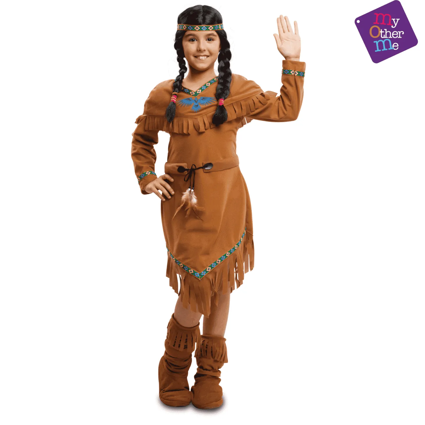 Disfraz de India 10-12 años infantil