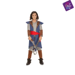 Disfraz de Justiciera azul 5-6 años niña infantil