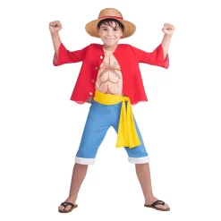 Disfraz de Luffy 7-9 años infantil