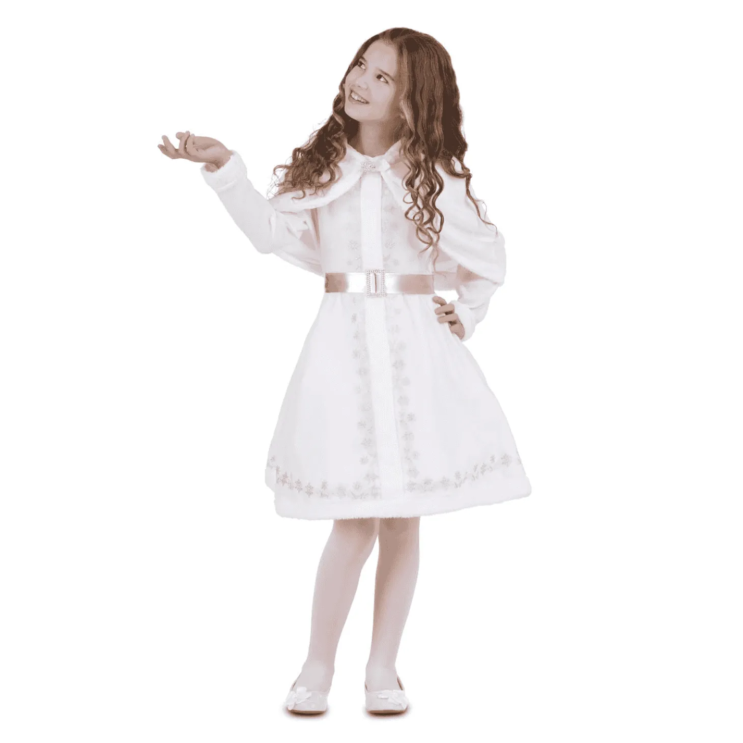 Disfraz de Monada blanca navidad 3-4 años infantil