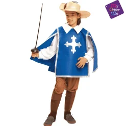 Disfraz de Mosquetero talla 3-4 años – Ideal para carnaval, fiestas y eventos divertidos