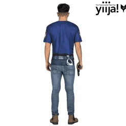 Disfraz de Muscular policeman adulto talla L