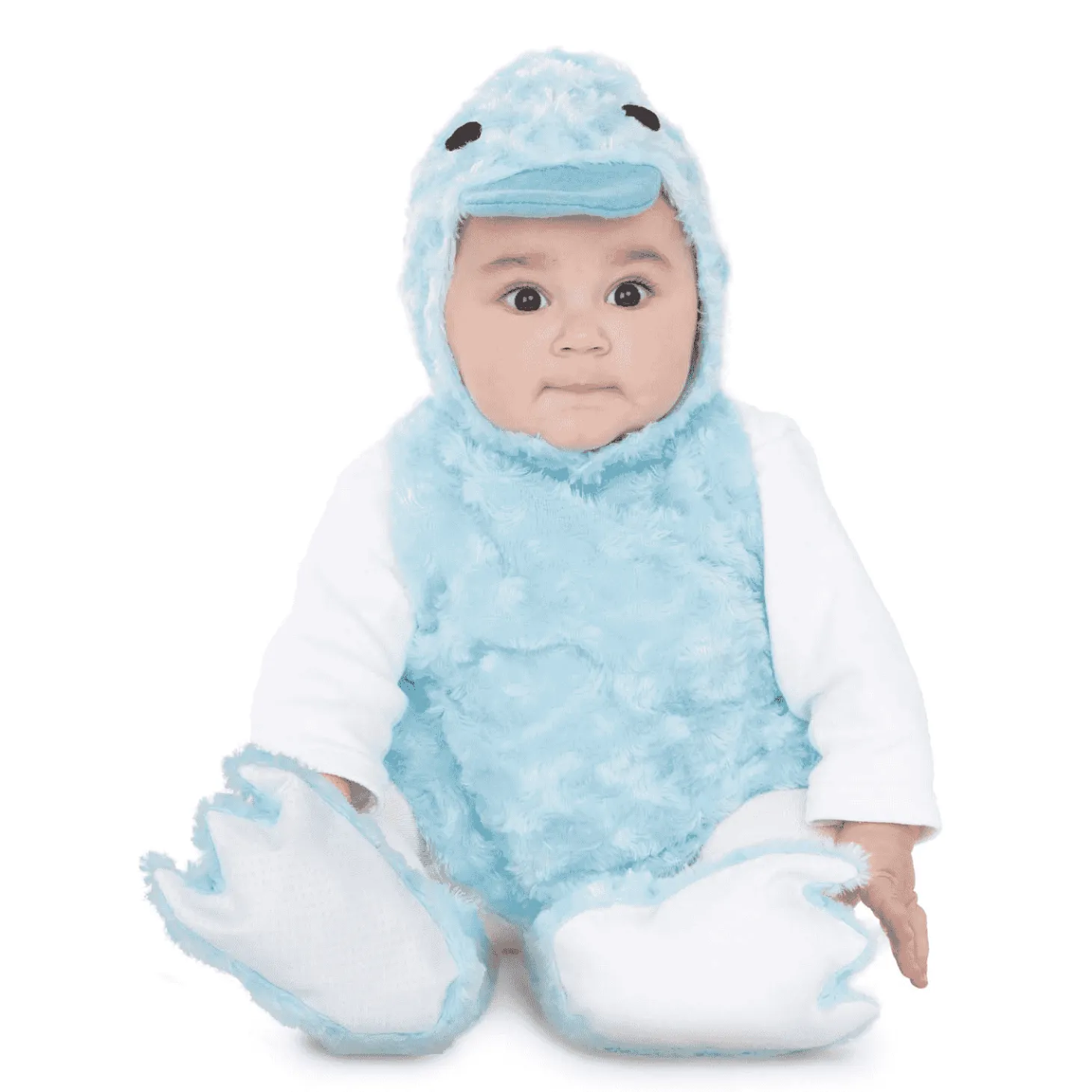 Disfraz de Patito peluche azul 7-12 meses bebé