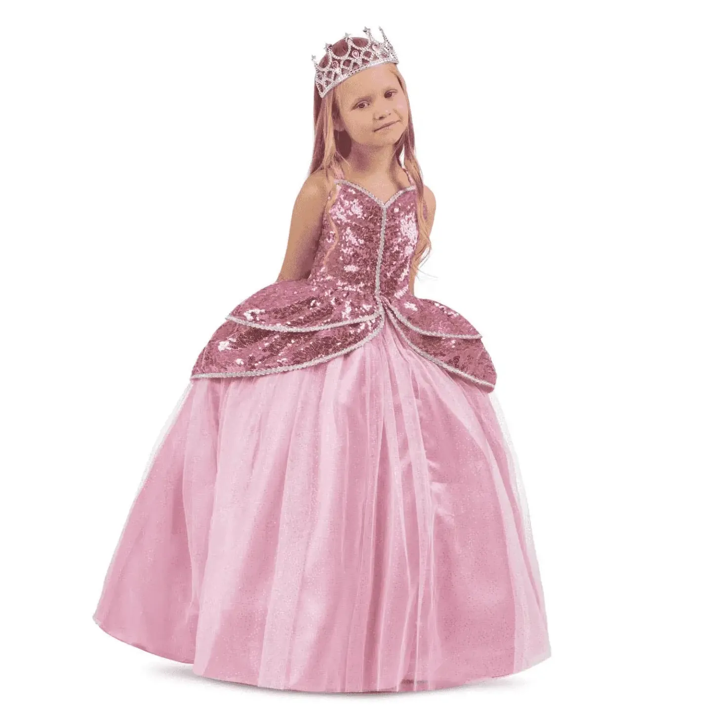 Disfraz de Princesa bruja rosa 7-9 años infantil