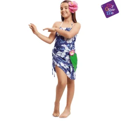 Disfraz de Princesa hawaiana 7-9 años niña infantil