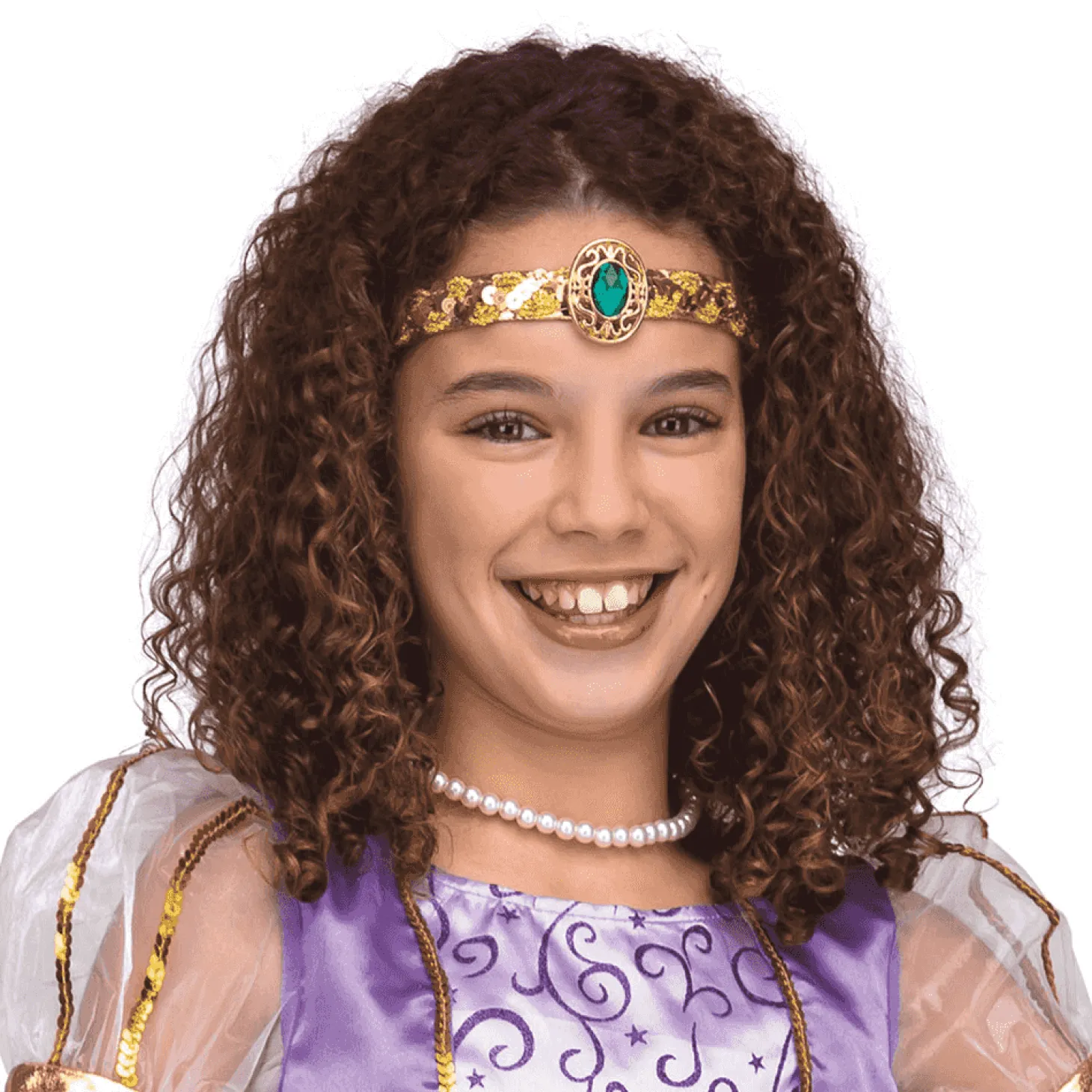 Disfraz de Princesa árabe morada 3-4 años infantil