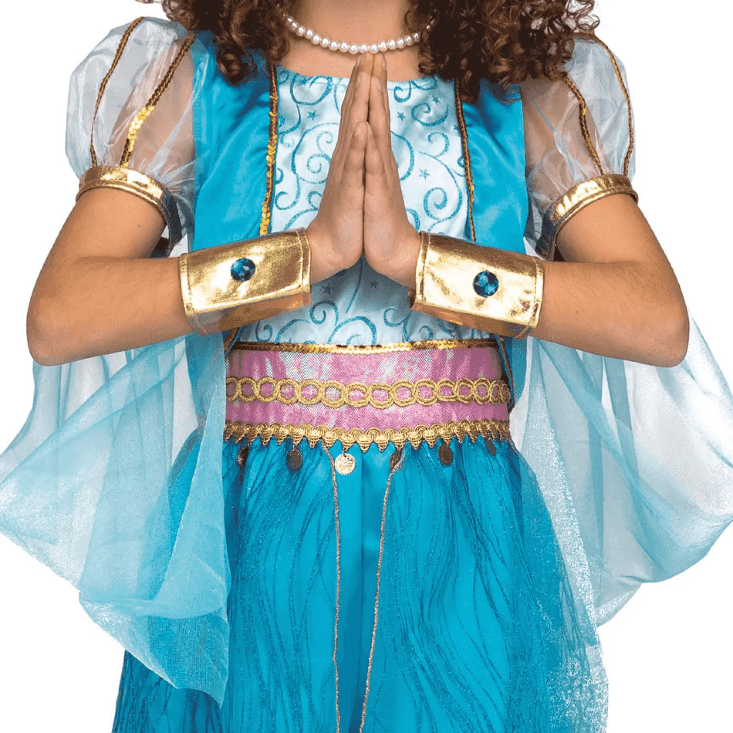 Disfraz de Princesa árabe turquesa 3-4 años infantil