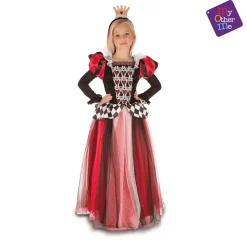 Disfraz de Reina de corazones 5-6 años infantil