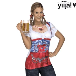 Disfraz de Sexy red oktoberfest lady adulto talla L