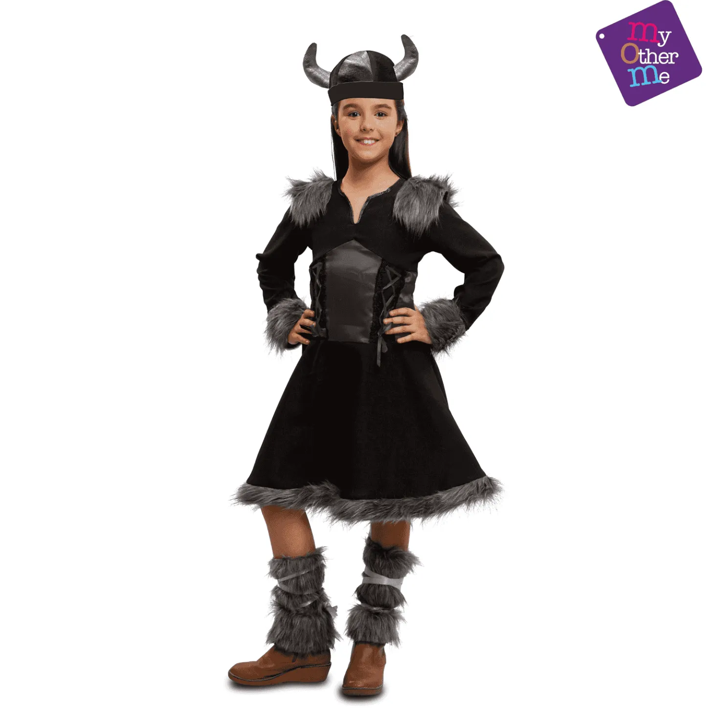 Disfraz de Vikinga salvaje 1-2 años niña bebé