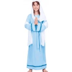 Disfraz de Virgen maría 7-9 años infantil