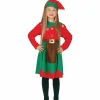 Disfraz Elfa Navideña Talla 5 a 6 años