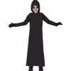 Disfraz Infantil Túnica Capucha Negra T. 7-9