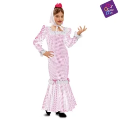 Disfraz Madrileña Blanco Niña Talla 3 a 4 años