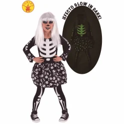 Disfraz Skeletita Glow in Dark 3-4 Años