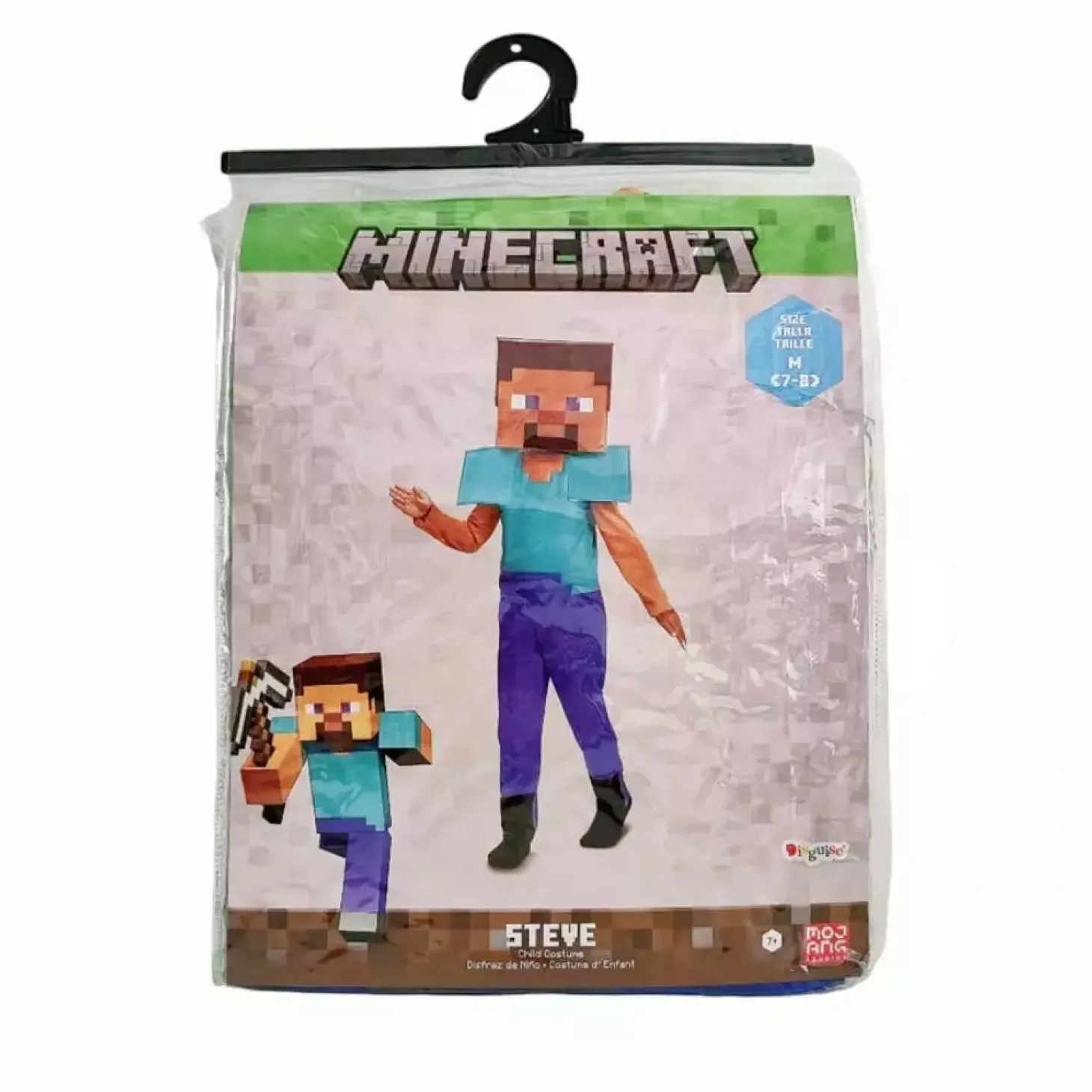 Disfraz Steve Minecraft 7-8 Años