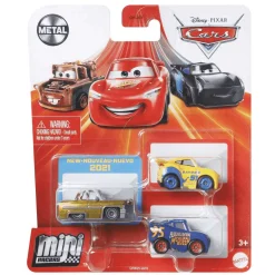 Disney Cars Minis Pack de 3 Coches de JugueteModelos Surtidos 3 años