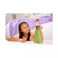 Disney Frozen Anna Cantarina – Muñeca de moda que canta “For the First Time in Forever” en 4 idiomas