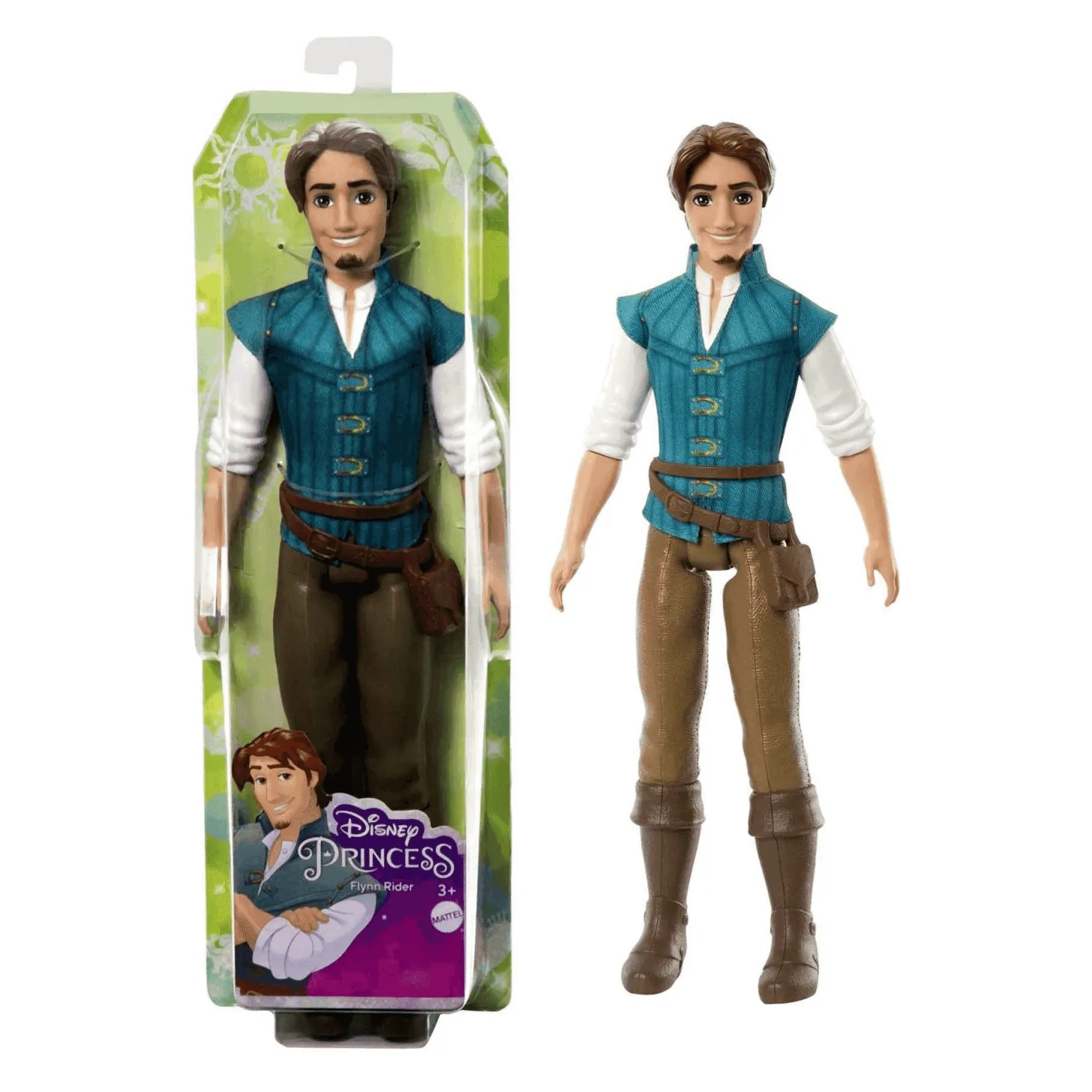 Disney Princess Flynn Rider muñeco de moda articulado con su look característico inspirado en la p